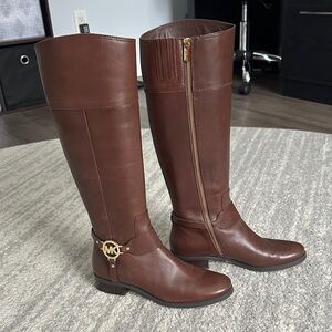 Michael Kors Brown Over the Knee Boots